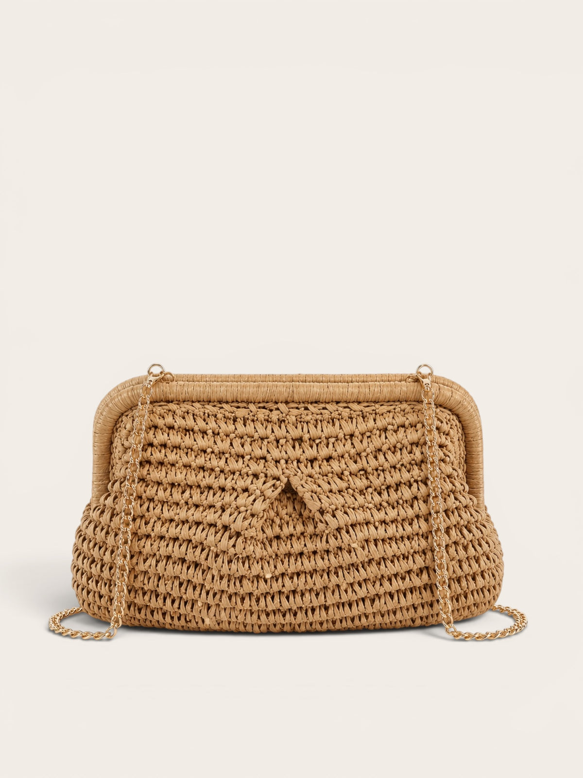 Bolso Clutch Rafia