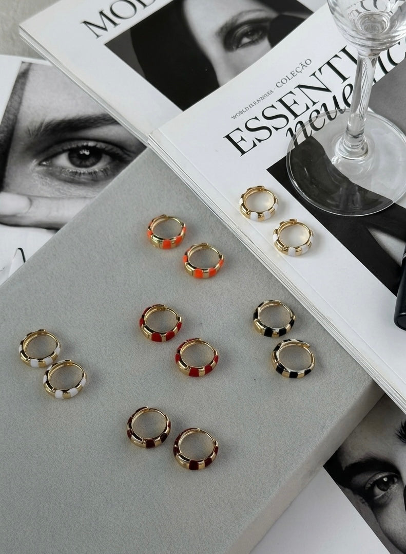PENDIENTES AROS SUMMER COLOR